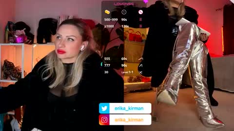 Erika      online show from January 15, 2:34 pm