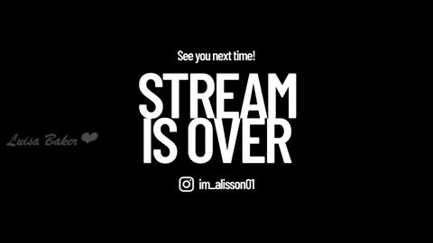  IG im alisson01  online show from March 21, 8:19 am