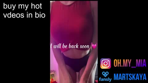 Mia Martskaya online show from June 28, 5:30 pm