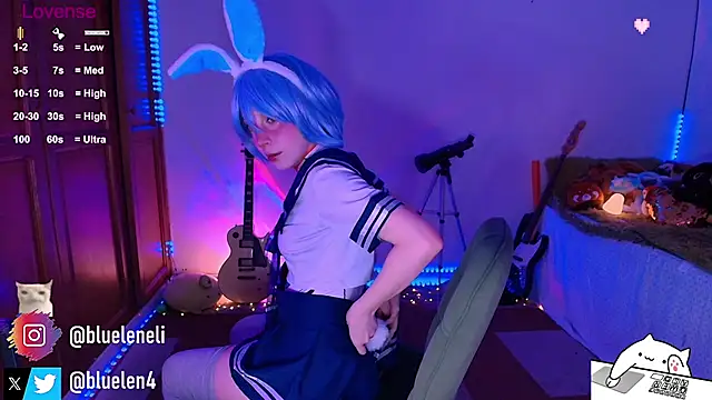 bluelen online show from April 23, 10:44 am