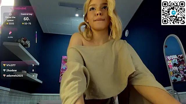 Anna Robinson online show from April 9, 1:08 am