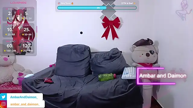 Ambar and daimon  online show from April 15, 4:57 am