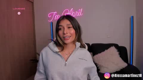 Snapshot of abril_w18 chatting on February 2, 2:06 am My name is Alexa. Please say hello I like to chat with you. If you have requests please use tip online show from February 2, 2:06 am