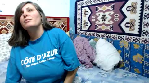 Snapshot of adelineblueeyes chatting on October 8, 11:47 am Larisa online show from October 8, 11:47 am