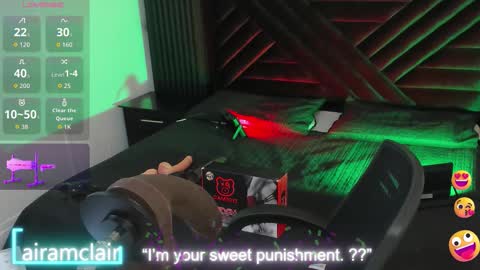 Airam Clair online show from November 14, 11:05 pm