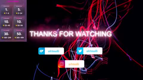 Alisa but you can call me Molli  online show from October 20, 5:21 am