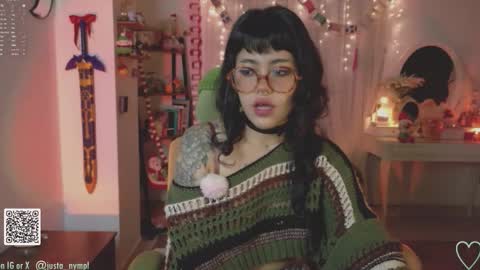   Im Nym  Justa nymph on twitter and IG online show from November 23, 1:52 am