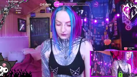 Snapshot of cybernekko chatting on February 20, 5:23 am Neko online show from February 20, 5:23 am