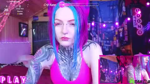Snapshot of cybernekko chatting on February 17, 5:04 am Neko online show from February 17, 5:04 am