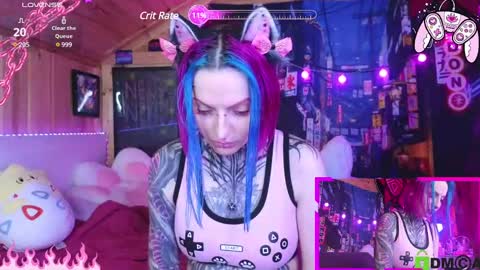 Snapshot of cybernekko chatting on March 5, 5:18 am Neko online show from March 5, 5:18 am