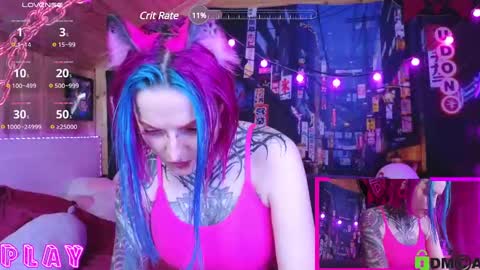 Snapshot of cybernekko chatting on February 16, 5:48 am Neko online show from February 16, 5:48 am