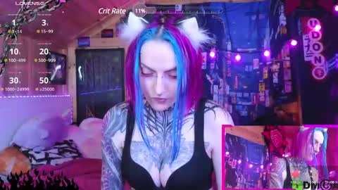 Snapshot of cybernekko chatting on February 13, 6:09 am Neko online show from February 13, 6:09 am