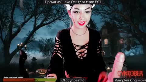 Snapshot of cynpai chatting on October 16, 8:33 pm Cynpai online show from October 16, 8:33 pm