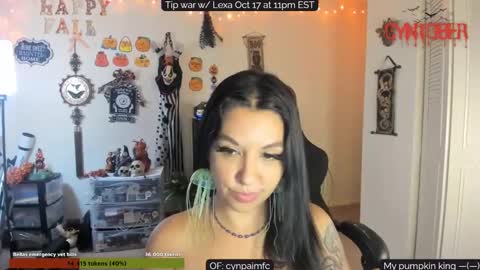 Snapshot of cynpai chatting on October 8, 3:11 am Cynpai online show from October 8, 3:11 am