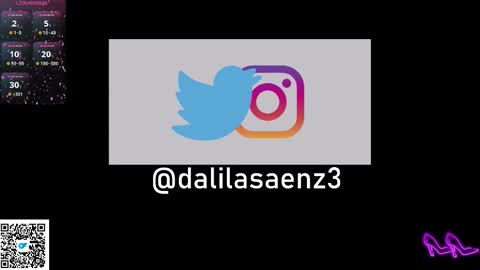 Snapshot of dalila_oficials chatting on September 10, 9:42 am online show from September 10, 9:42 am