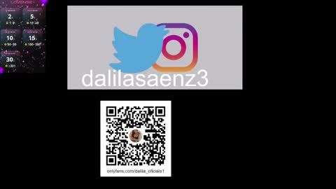Snapshot of dalila_oficials chatting on December 10, 2:48 am online show from December 10, 2:48 am