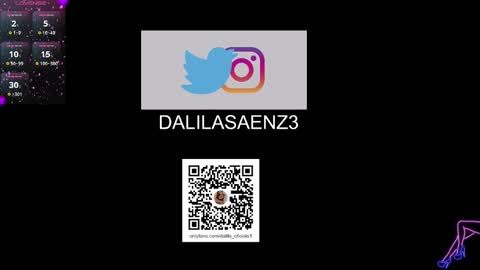 Snapshot of dalila_oficials chatting on December 24, 12:55 am online show from December 24, 12:55 am