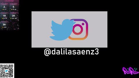 Snapshot of dalila_oficials chatting on September 12, 11:50 am online show from September 12, 11:50 am