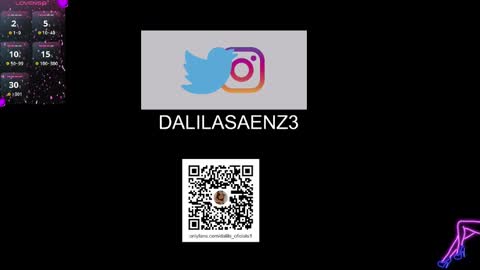 Snapshot of dalila_oficials chatting on January 2, 11:38 pm online show from January 2, 11:38 pm
