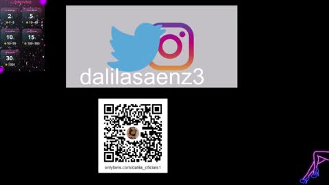 Snapshot of dalila_oficials chatting on December 3, 3:44 pm online show from December 3, 3:44 pm