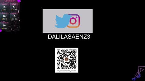 Snapshot of dalila_oficials chatting on February 25, 10:31 pm online show from February 25, 10:31 pm