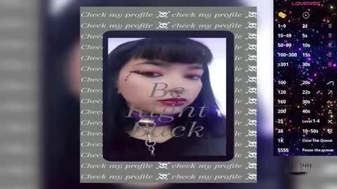 Snapshot of darkling_b chatting on March 11, 3:14 am Camila online show from March 11, 3:14 am