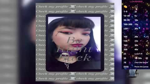 Snapshot of darkling_b chatting on March 10, 2:50 am Camila online show from March 10, 2:50 am