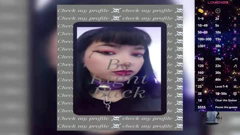 Snapshot of darkling_b chatting on March 12, 2:20 am Camila online show from March 12, 2:20 am