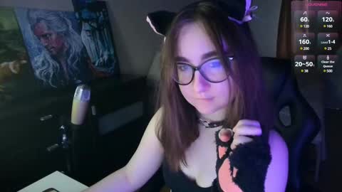 Snapshot of el_sweety chatting on March 2, 12:58 pm If you like it when I meow give me a thumbs up online show from March 2, 12:58 pm