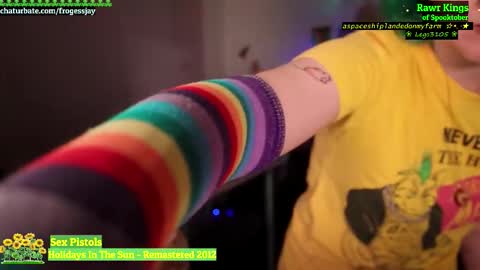 Snapshot of frogessjay chatting on October 6, 6:34 pm Jaywise Frogfoot online show from October 6, 6:34 pm