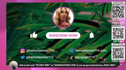 Snapshot of hannahjames710 chatting on February 7, 3:52 pm Hannah James online show from February 7, 3:52 pm