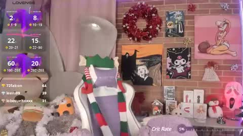 Snapshot of lolaa_bunnyy chatting on December 2, 7:10 am Lola Bunny online show from December 2, 7:10 am