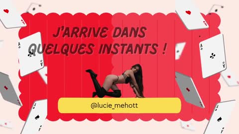 Lucie hot follow me on  online show from December 10, 8:38 pm