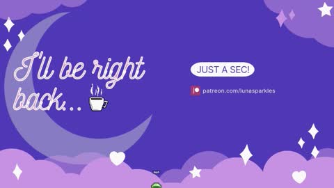 ..LunaSparkles. online show from December 23, 7:34 am