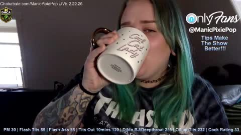 ManicPixiePop online show from February 22, 9:48 pm