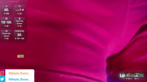 Snapshot of mikeyla_russo_ chatting on January 8, 9:55 pm Mikeyla online show from January 8, 9:55 pm