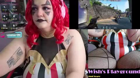 Snapshot of nevermakeawish chatting on October 8, 5:34 am Wishs Playground online show from October 8, 5:34 am