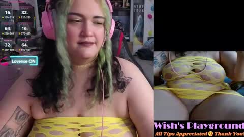 Snapshot of nevermakeawish chatting on September 30, 6:08 am Wishs Playground online show from September 30, 6:08 am