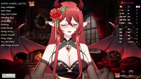 Snapshot of passionyx chatting on December 15, 3:56 am Succubus Nyx online show from December 15, 3:56 am
