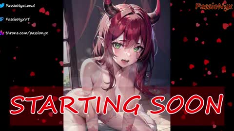 Snapshot of passionyx chatting on January 6, 12:59 am Succubus Nyx online show from January 6, 12:59 am