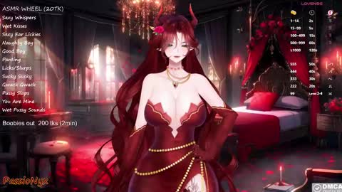 Snapshot of passionyx chatting on January 30, 2:38 am Succubus Nyx online show from January 30, 2:38 am