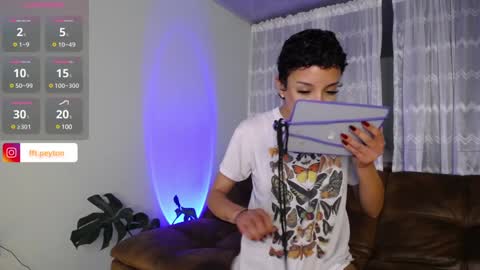 Snapshot of peyton_gh chatting on December 29, 1:13 am Peyton online show from December 29, 1:13 am