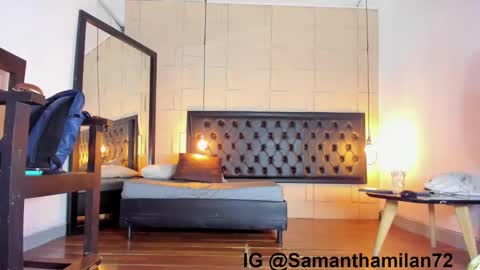 Snapshot of samanthamilan chatting on March 6, 9:58 am Alejandra online show from March 6, 9:58 am