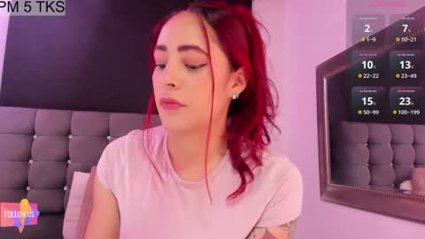 Snapshot of samypink_ chatting on February 7, 3:02 am samy online show from February 7, 3:02 am