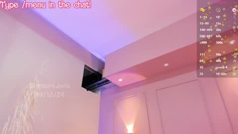 SaraAvila  online show from December 30, 5:48 am