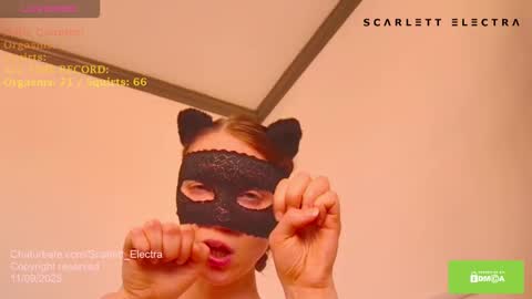SCARLETT ELECTRA  -  online show from September 11, 4:07 pm