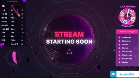 SeraLeeXXX online show from February 9, 6:21 pm