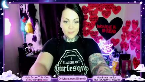 Snapshot of sinominx chatting on February 25, 1:30 am Sinomin online show from February 25, 1:30 am