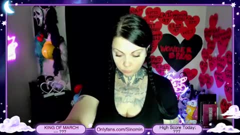 Snapshot of sinominx chatting on March 8, 4:41 am Sinomin online show from March 8, 4:41 am