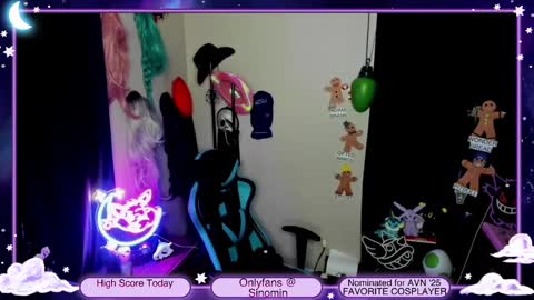 Snapshot of sinominx chatting on December 24, 5:05 am Sinomin online show from December 24, 5:05 am